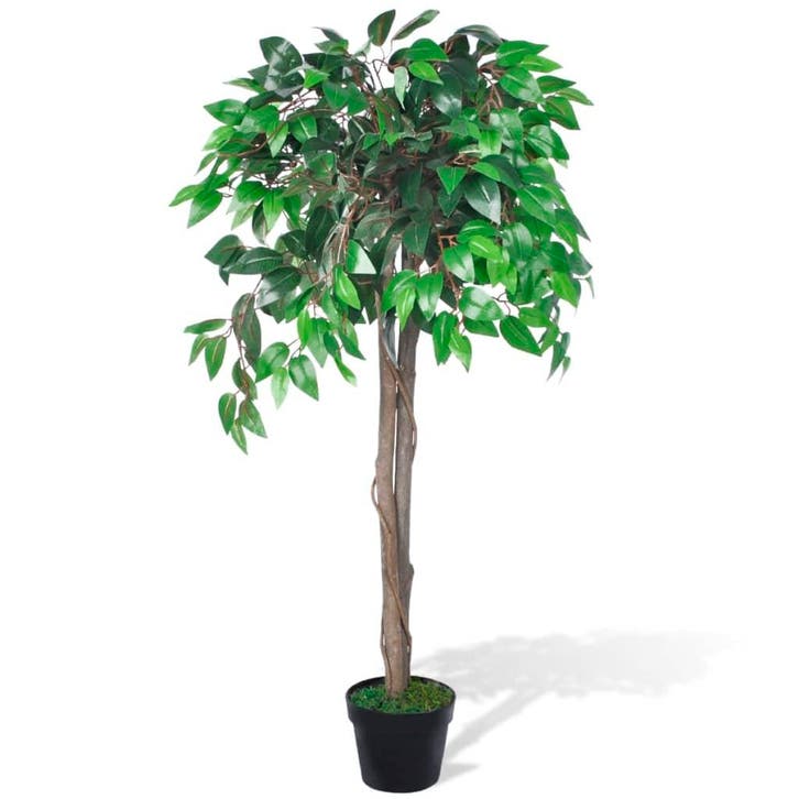 vidaXL Kunst vijgenboom met pot 110 cm, Maison & Meubles, Accessoires pour la Maison | Plantes & Fleurs artificielles, Envoi