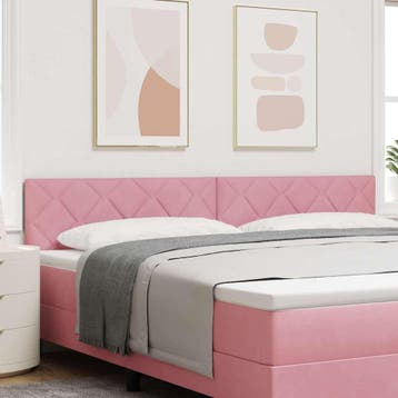 vidaXL Hoofdbord Roze 200 cm Fluweel, Verzenden, Nieuw