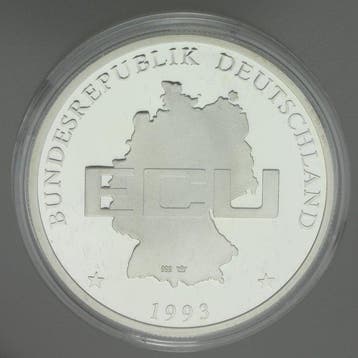 Duitsland. Ecu Argent PROOF 1993 (Zonder minimumprijs)