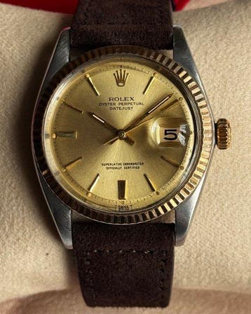 Rolex - Datejust - Pie-Pan Champagne Dial - 1601 - Heren -, Nieuw