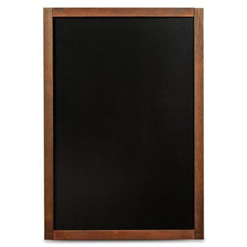 Krijtbord | CLASSIC | Hout | Bruin | Schrijfvlak 530x800 |, Verzenden