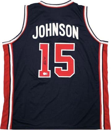 NBA - Magic Johnson - Maillot de basket-ball bleu