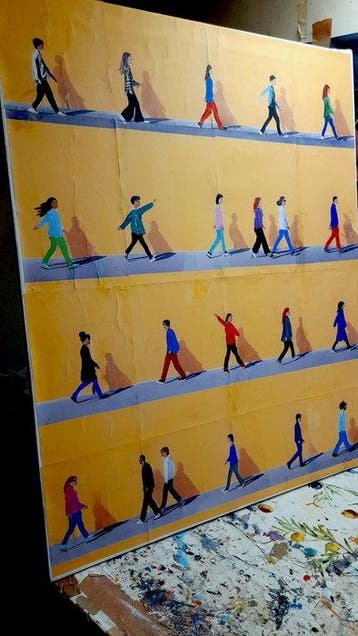 Giorgio Stocco - People b 76- opera unica