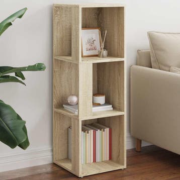vidaXL Hoekkasten 33 x 33 x 100 cm Bewerkt hout Sonoma Eiken, Verzenden