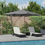 vidaXL Parasol Antraciet 352 x 251 x 265 cm Polyester en, Verzenden, Nieuw