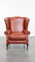 Springvale Leather - Fauteuil - vleugelrugstoel - Kalfsleer
