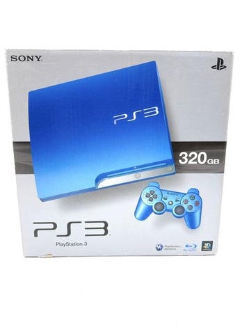 Sony - #1900.Sony PlayStation 3 CECH-3000B Splash Blue 320GB