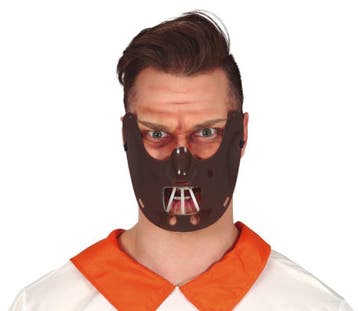 Halloween Mondmasker Bruin, Hobby en Vrije tijd, Verzenden, Nieuw