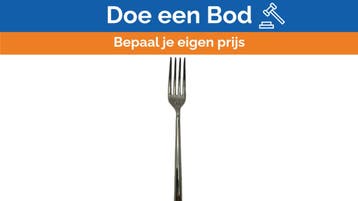Bieden: Calderoni  High-Quality Stainless Steel Table Fork, Ophalen of Verzenden, Nieuw