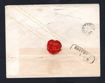 Baden 1863 - 1863, 3Kr. van DONAUESCHINGEN-31DEZ, K2, naar, Postzegels en Munten, Gestempeld