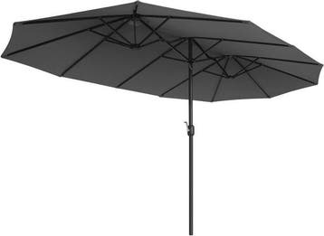 Dubbele parasol - 460 x 270 cm - extra grote parasol -, Verzenden, Nieuw