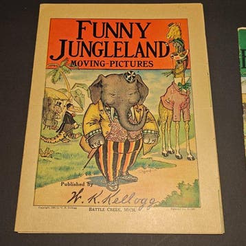 W. K. Kellogg - Kellogs Funny Jungleland Moving-Pictures -