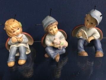 Goebel - Figurine - Goebel lieveheersbeestje kinderen (5) -, Antiek en Kunst