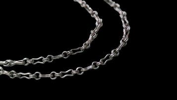 Sans prix de réserve - Collier Argent - Chaîne en argent 835