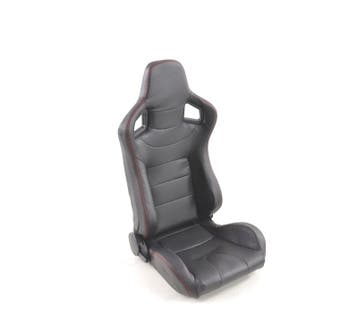 SIÈGE SPORTIF CARBONE SEMI BAQUET LOOK RS NOIR, Verzenden