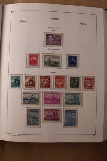 België 1947/1969 - Vrijwel complete collectie in KABE luxe, Gestempeld