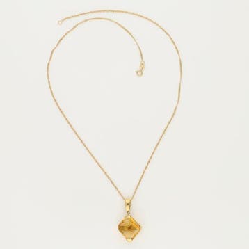 Collier avec pendentif - 18 carats Or jaune