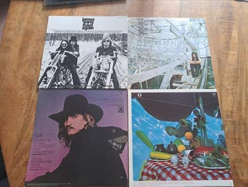 James Gang - Joe Wash- Joe Vitale - 4x Albums - Diverse