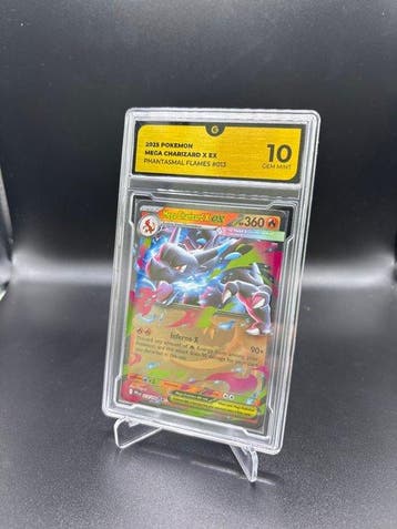 Pokémon - 1 Graded card - Mega Charizard X 013 Phantasmal