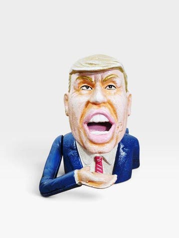 Spaarpot - Gietijzer - Donald Trump