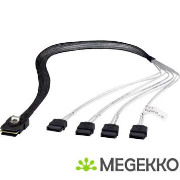 Fantec 2166 kabeladapter/verloopstukje Mini SAS 4x SATA, Verzenden, Nieuw