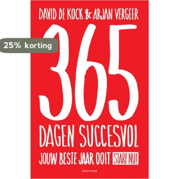 365 dagen succesvol 9789000315093 Arjan Vergeer, Verzenden, Arjan Vergeer