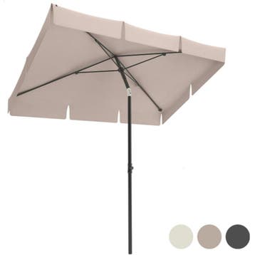 2dekans | LifeGoods Parasol - Balkonparasol - 200x125cm -, Ophalen of Verzenden