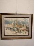Italiaanse school (XX) - Milano sotto la Neve