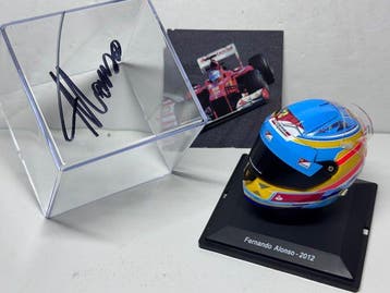 Ferrari - Fernando Alonso - 2012 - 1:5-schaal helm, Nieuw