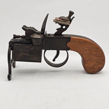 Dunhill - Dunhill tinder pistol - Tafelaansteker - Staal,, Nieuw