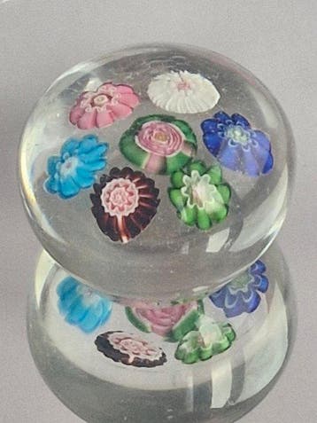 antique 19th-century Clichy Millefiori - Presse-papiers -