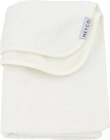 Meyco Baby Bouclé reisdeken - offwhite - 75x100cm, Verzenden, Nieuw