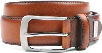 Profuomo Leren Riem Polish Cognac maat 85 Heren, Verzenden, Riem of Ceintuur