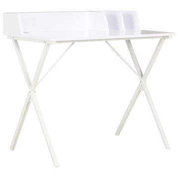 vidaXL Bureau 80x50x84 cm wit, Huis en Inrichting, Bureaus, Verzenden, Nieuw