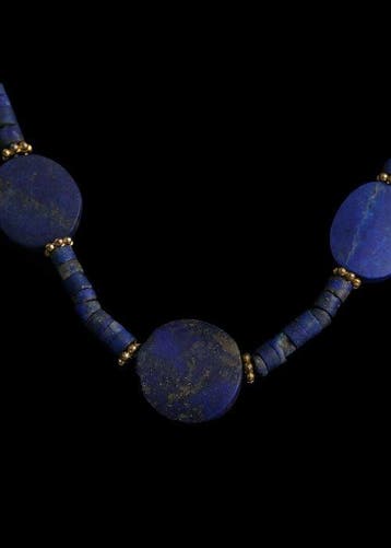West-Aziatisch lapis lazuli Kralenketting (Zonder