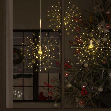 vidaXL Kerstverlichting vuurwerk 10 st 1400 LEDs buiten 20, Verzenden, Nieuw
