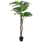 vidaXL Kunstmatige Monstera Plant Groen 94 x 18 x 170 cm, Verzenden