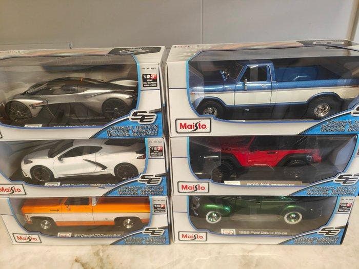Maisto 1:18 - Model sportwagen (6) - 1979 Ford F150 Pick-up, Hobby & Loisirs créatifs, Voitures miniatures | 1:5 à 1:12