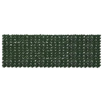 vidaXL Balkonscherm met bladeren Donkergroen 300 x 100 cm, Tuin en Terras, Verzenden, Nieuw