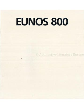 1993 EUNOS 800 BROCHURE ENGELS, Nieuw