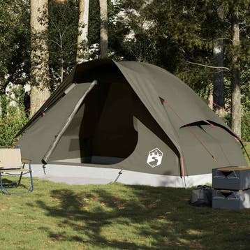 vidaXL Koepeltent 6-persoons waterdicht bruin, Verzenden, Nieuw