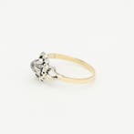 Bague - 14 carats Or jaune, Argent - Roos