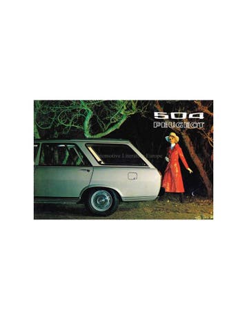 1971 PEUGEOT 504 BREAK BROCHURE NEDERLANDS, Boeken, Nieuw