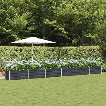 vidaXL Plantenbak Antraciet 580 x 50 x 45 cm Gegevens staal, Verzenden