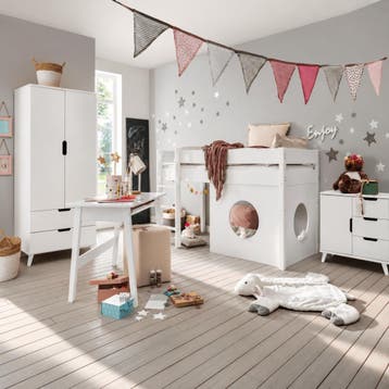 Infanskids Infanscolor Halfhoogslaper Complete Kinderkamer S