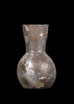 Oud-Romeins Glas Fles met trechterkraag