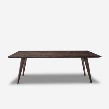 Tafel Rechthoekig Eikenhout  Hout Onderstel  240x100, Nieuw