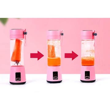 Draagbare Blender met 6 Freesmessen  - Portable Smoothie, Verzenden, Nieuw