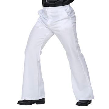 Disco 70S Broek Wit Heren, Kleding | Heren, Verzenden, Nieuw