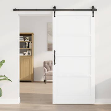 vidaXL Interne Deur 93 x 202 cm Multiplex Wit, Verzenden, Nieuw